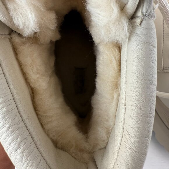 M6 W7 - UGG NEUMEL Hi Weather Hybrid All Gender - Brich/White pepper Boots - Picture 7 of 9